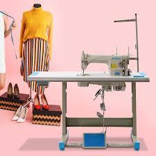 110V 500W Industrial Sewing Machine 200-6500 RPM Clutch Motor Adjustable Stitch Length Professional–