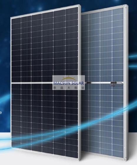 210 mm, 6×22 All-Black Half-Cell Bifacial Module – 650 W to 670 W – Solar Panel