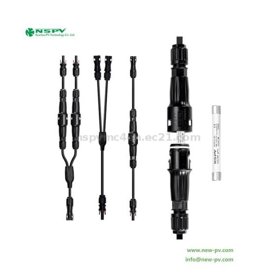2to1 Solar Cable Assembly with Inline Fuse Solar Y Connector in Line Fuse 1500VDC Straight Connector – Solar Cable Manufacturer Supply