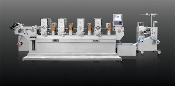 4-Color Intermittent Letterpress Label Printing Machine with 