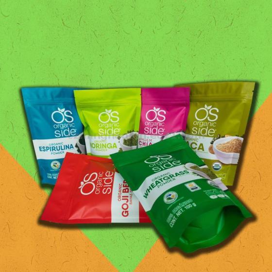 Custom Printed Film Standing Aluminum Foil Flat Bottom Plastic Bags Spice Seasoning Packaging Bags–