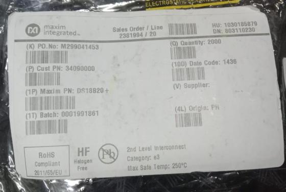 DS18B20 – Digital Temperature Sensor – for Electronics – For Sale