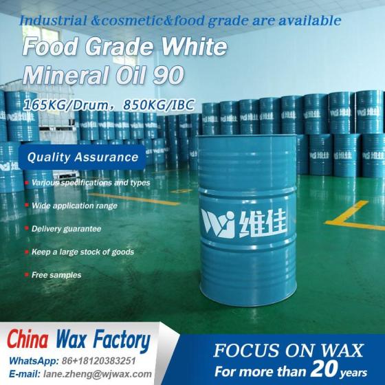 Food Grade White Mineral Oil 90–FDA-Approved Lubricant Supplier