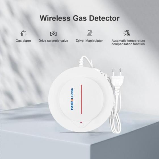 Gas Leakage Detector for Home Fire Alarm (LPG Leak Sensor with Solenoid Valve &amp; Manipulator)-Smar
