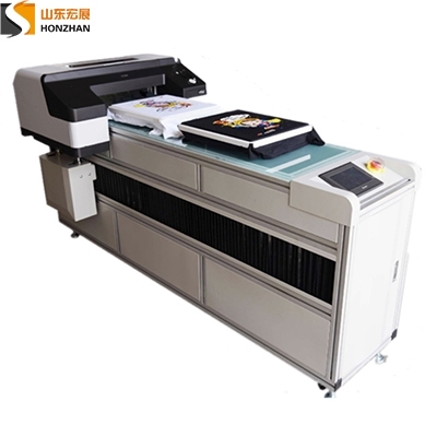 Honzhan High-Quality HZ-DTG42125A DTG T-Shirt Printing Machine with Three Stations for Sale