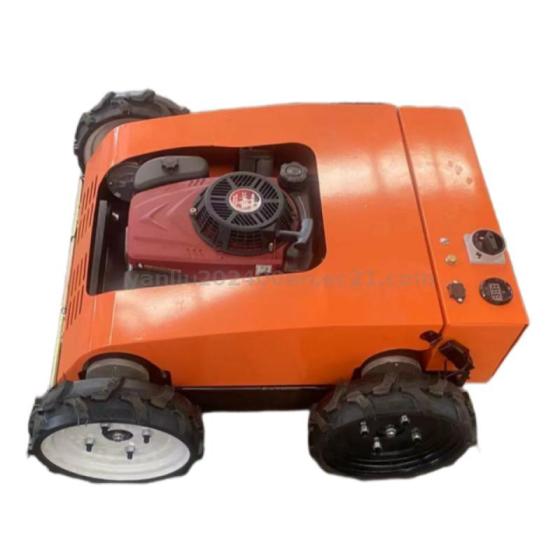 Hot Sales Model Grass Cutter Lawn Mower Machine Stand On Remote Control Gasoline Powered