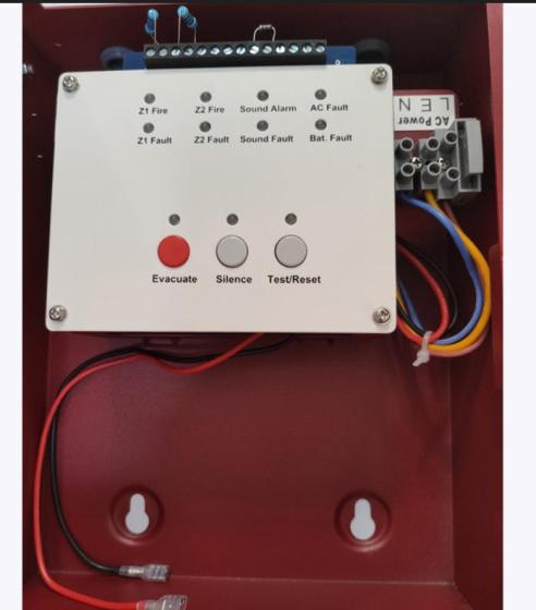 Mini Conventional Fire Alarm Control Panel – 2-Zone, Full Supervisory & Output Functions – Fire Safety – For Sale