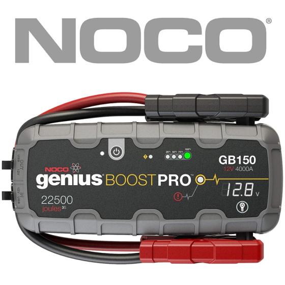 NOCO Genius Boost Pro GB150 (4000A, 12V Lithium Jump Starter)–UltraSafe Portable Car Battery Booste