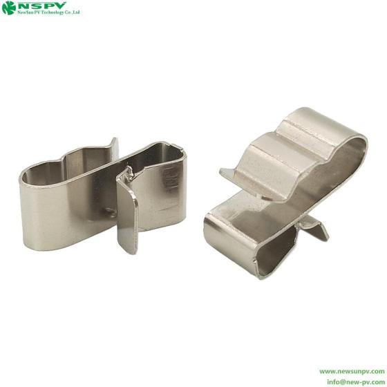 PV Stainless Steel Solar Panel Wire Clips for Metal Roof – Renewable Energy Installer & Mounting Clips for Solar Arrays