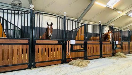 Power Coated Surface Equine Products Horse Stall Equestrian Equipment Bamboo External Equestrian Hor –