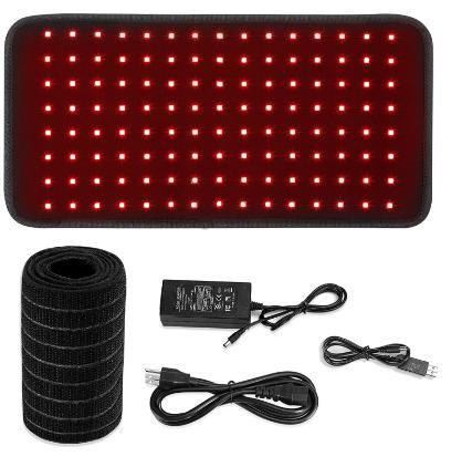 Red Light Therapy Belt – 660 nm + 850 nm, for Pet Pain Relief, Wound Healing &amp; Inflammation Red
