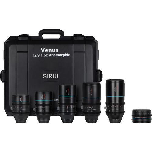 Sirui Venus T2.9 1.6x Full-Frame Anamorphic 5-Lens Kit with 1