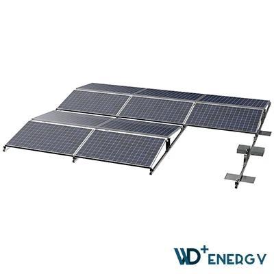 Solar Bracket Roof Ballast Mounting (East-west) System–Non-Penetrating Mounting System