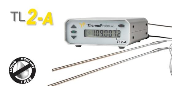 TL2-A Precision Bench-Top Laboratory Thermometer – Dual Channel, USB Data Logger – Calibration Equipment