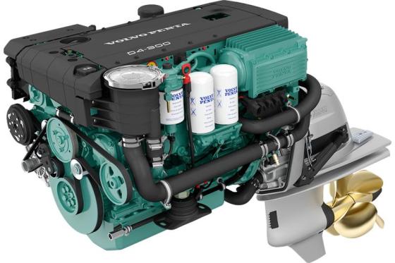 Volvo Penta D4-300 Marine Diesel Engine 300 HP – High-Output Inboard Engine – For Sale