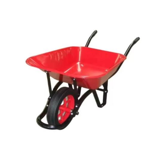 WB6400 Model 65L Heavy Duty Wheelbarrow with Durable Pneumatic Wheel Design – Construction Tools Supplier for Industrial Wheelbarrows