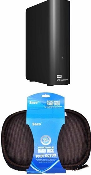 WD Elements 2 TB USB 3.0 Portable Hard Drive – Black – Consumer Storage