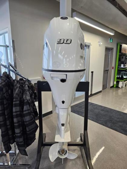 Yamaha Mid-Range Four-Stroke 90 HP Extra-Long Shaft EFI with Power-Assisted Tilt & Trim System – Marine Outboard Engine – For Sale